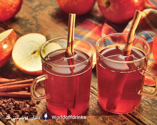 نوشیدنی آب سیب - چای سیب - دنیای نوشیدنی ها