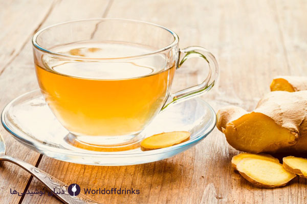 نوشیدنی های گرم سالم - چای زنجبیل تازه 