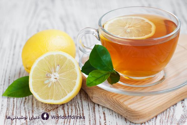 نوشیدنی های گرم سالم - چای لیمو داغ