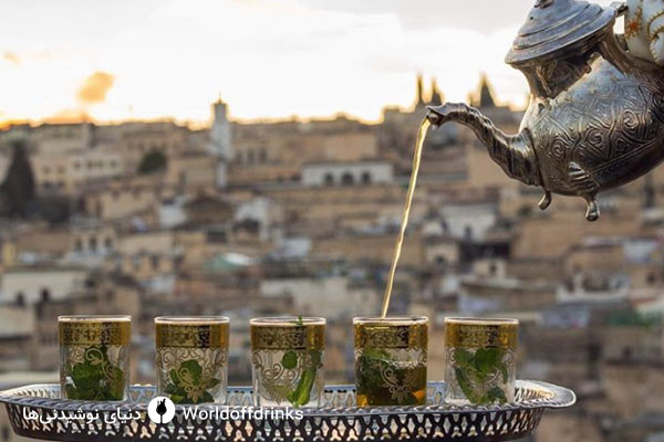 نوشیدنی کشورهای عربی - مراکش و تونس : چای نعناع