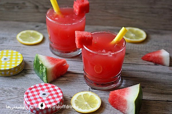 نوشیدنی برای مهمانی های کودکان - نوشیدنی لیموناد هندوانه