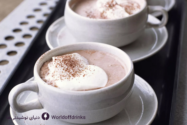 دنیای نوشیدنی ها - طرز تهیه شکلات داغ - شکلات داغ هلندی
