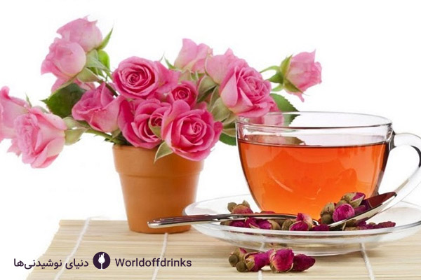 بهترین نوشیدنی های ایرانی - دنیای نوشیدنی ها - دمنوش گل محمدی - گل رز