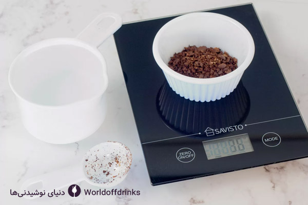دنیای نوشیدنی ها - اندازه گیری دانه های قهوه - نکات مهم درباره قهوه