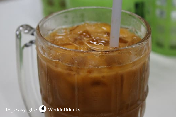 دنیای نوشیدنی ها - نوشیدنی های خوشمزه جهان - چای سرد تایلندی - تایلند 